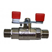 Запорный кран WITT с резьбовым штуцером												