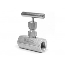 Клапан запорный игольчатый 15лс54бк DN15 PN160 (муфтовый) Клапан запорный игольчатый 15лс54бк DN15 PN160 (муфтовый)