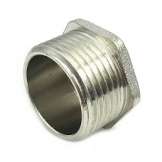 Заглушка 1 1/2" НР никелированная Заглушка 1 1/2" НР никелированная
