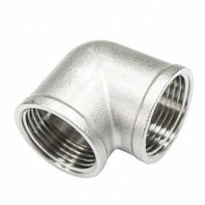 Угольник 1" никелированный