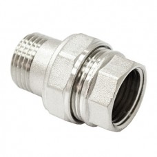 Соединитель прямой 1 1/2" В-Н никелированный Соединитель прямой 1 1/2" В-Н никелированный