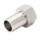 Штуцер 1/2" x 18 с ВР никелированный