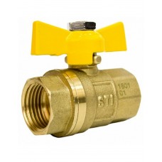 Кран шаровой газовый STI ГГ бабочка 20 Кран шаровой газовый STI ГГ бабочка 20