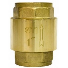 Клапан обратный пружинный STI 25 (латунное уплотнение) Клапан обратный пружинный STI 25 (латунное уплотнение)