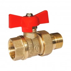 Кран шаровой 11Б27п1 накидная гайка бабочка 15 Кран шаровой 11Б27п1 накидная гайка бабочка 15