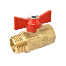 Кран шаровой DN-15 ПРАКТИК 131 ВхН бабочка ГАЛЛОП Кран шаровой DN-15 ПРАКТИК 131 ВхН бабочка ГАЛЛОП